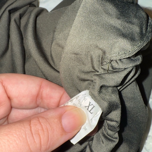 Olive Green One Shoulder Sleeveless Cutout Ruched Bodycon Mini Club Dress - XL 💚 - Picture 12 of 12